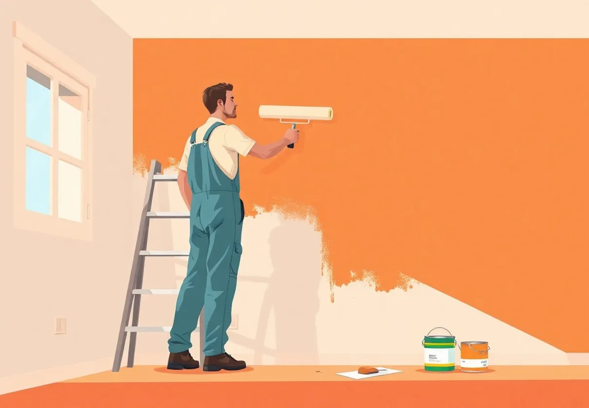 Peintre Saint-Paul-lès-Dax 40990 en intervention sur un chantier